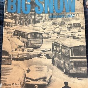 Vintage Chicago Tribune Big Snow Blizzard of 1967 Special Edition MINT